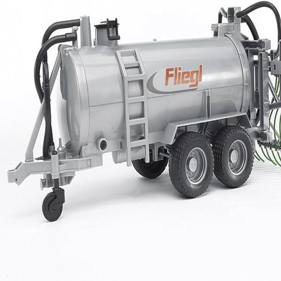 NIB Bruder 02020 Barrel Trailer w/ Spread Tubes - Picture 2 of 3